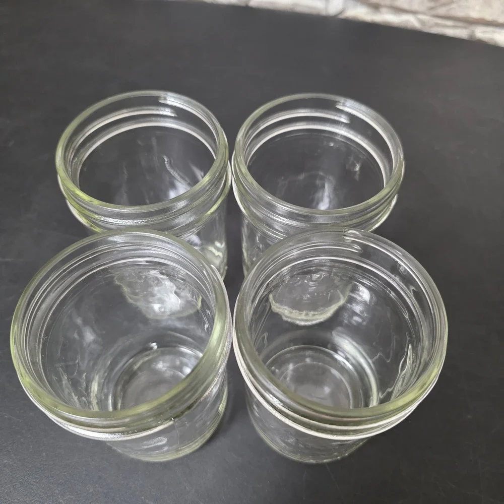 Kerr‎ Self Sealing No.501 8oz Mason Jars Set of 4 - No Lids